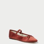 femmes Loeffler Randall terre cuite ballerines Léonie chaussures 8HL8310
