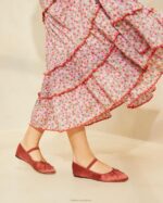 femmes Loeffler Randall terre cuite ballerines Léonie chaussures 8HL8310 - Image 5