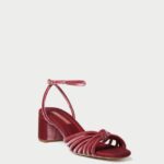 femmes Loeffler Randall thé rose nœud olivia mi-talon chaussures 8HL880