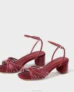 femmes Loeffler Randall thé rose nœud olivia mi-talon chaussures 8HL880 - Image 3