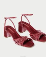 femmes Loeffler Randall thé rose nœud olivia mi-talon chaussures 8HL880 - Image 4