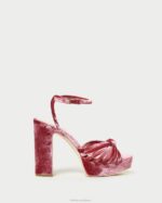 femmes Loeffler Randall thé rose sandale à plateforme à nœud rivka chaussures 8HL848 - Image 2