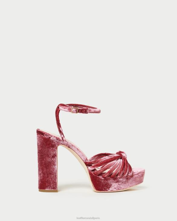 femmes Loeffler Randall thé rose sandale à plateforme à nœud rivka chaussures 8HL848 - Image 2