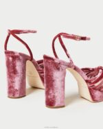 femmes Loeffler Randall thé rose sandale à plateforme à nœud rivka chaussures 8HL848 - Image 4