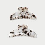 femmes Loeffler Randall tortue perlée griffe de cheveux en coquille de koda accessoires 8HL8151