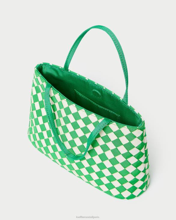 femmes Loeffler Randall vert/crème mini fourre-tout Minnow Sacs 8HL8320 - Image 4
