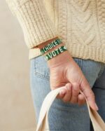 femmes Loeffler Randall vert profond bracelets de vote accessoires 8HL8404 - Image 3