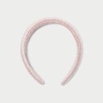 femmes Loeffler Randall vichy rose tendre bandeau gonflé marina accessoires 8HL8163