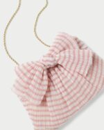 femmes Loeffler Randall vichy rose tendre pochette à nœud Rayne Sacs 8HL8380 - Image 4
