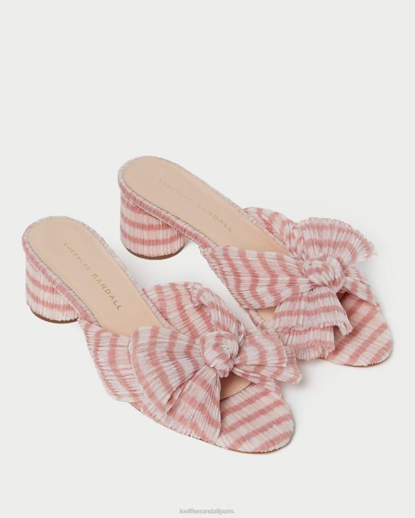 femmes Loeffler Randall vichy rose tendre talon à nœud emilia chaussures 8HL879 - Image 3