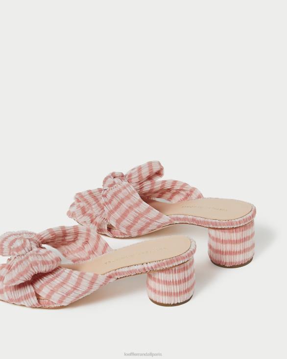 femmes Loeffler Randall vichy rose tendre talon à nœud emilia chaussures 8HL879 - Image 4
