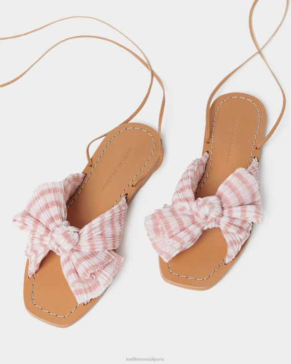 femmes Loeffler Randall vichy rose tendre toboggan à nœud pivoine chaussures 8HL8131 - Image 3