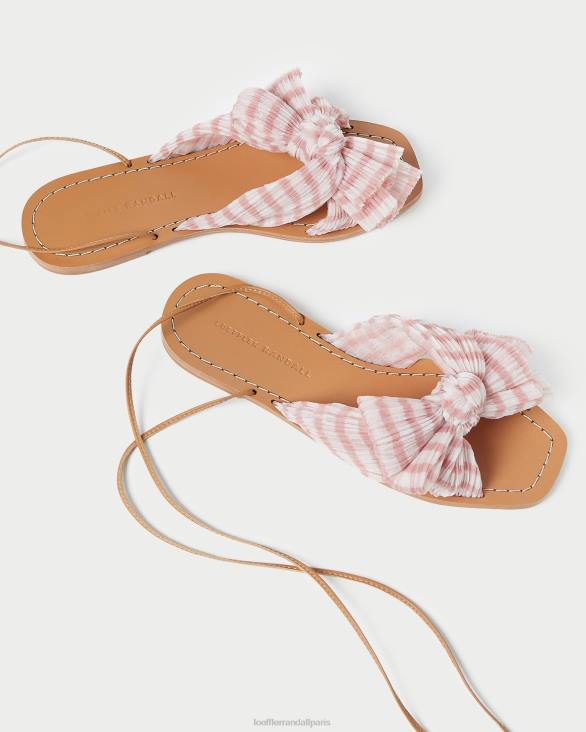 femmes Loeffler Randall vichy rose tendre toboggan à nœud pivoine chaussures 8HL8131 - Image 4