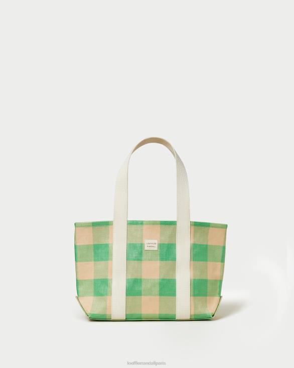 femmes_loeffler_randall_vichy_vert_caramel_au_beurre_cabas_moyen_bennett_sacs_8hl8314.jpg femmes Loeffler Randall vichy vert/caramel au beurre cabas moyen bennett Sacs 8HL8314 - Image 1